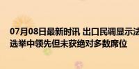 07月08日最新时讯 出口民调显示法国左翼联盟在国民议会选举中领先但未获绝对多数席位