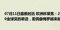 07月11日最新时讯 欧洲杯聚焦：25岁的姆巴佩遭遇淘汰，0金球奖的窘迫，距偶像梅罗越来越远 金球梦想渐行渐远