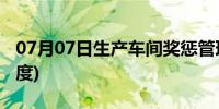 07月07日生产车间奖惩管理制度(奖惩管理制度)