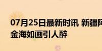 07月25日最新时讯 新疆阿勒泰向日葵盛放 金海如画引人醉