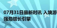 07月31日最新时讯 入境游热度飙升 服务贸易强劲增长引擎