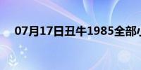 07月17日丑牛1985全部小说作品(丑牛)