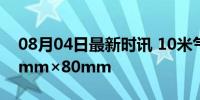 08月04日最新时讯 10米气步枪的靶纸仅80mm×80mm