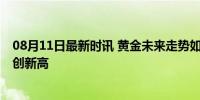 08月11日最新时讯 黄金未来走势如何 多因素共推黄金需求创新高