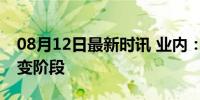 08月12日最新时讯 业内：A股市场正处于巨变阶段