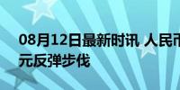 08月12日最新时讯 人民币能稳多久 紧跟日元反弹步伐