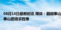 08月14日最新时讯 媒体：翻越泰山 谁能终止海港连胜——泰山困境求胜难