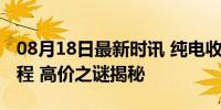 08月18日最新时讯 纯电收手吧，外面都是增程 高价之谜揭秘