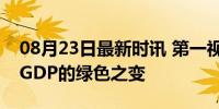 08月23日最新时讯 第一视点丨惟改革者进，GDP的绿色之变